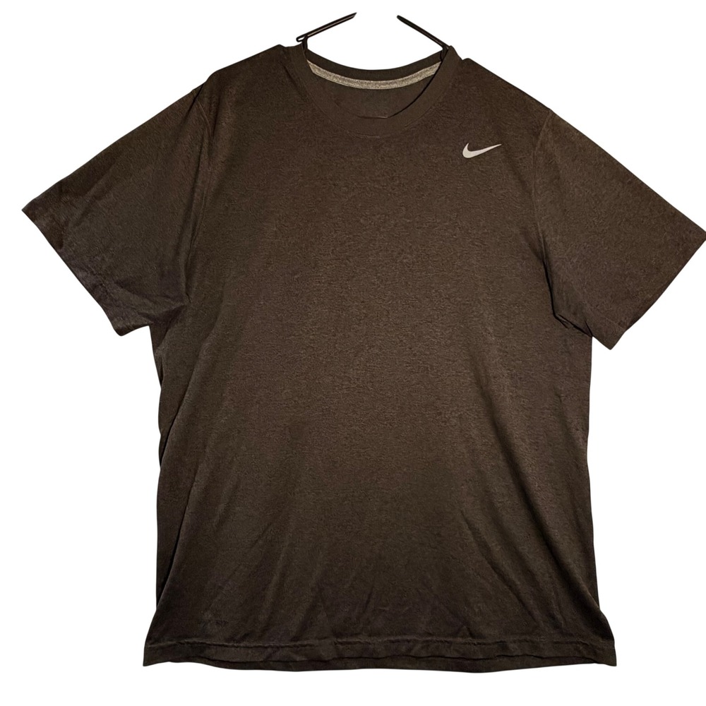 Nike Dri-FIT Mens XL Gray Heather Training T-Shirt 71642-033 Short Sleeve